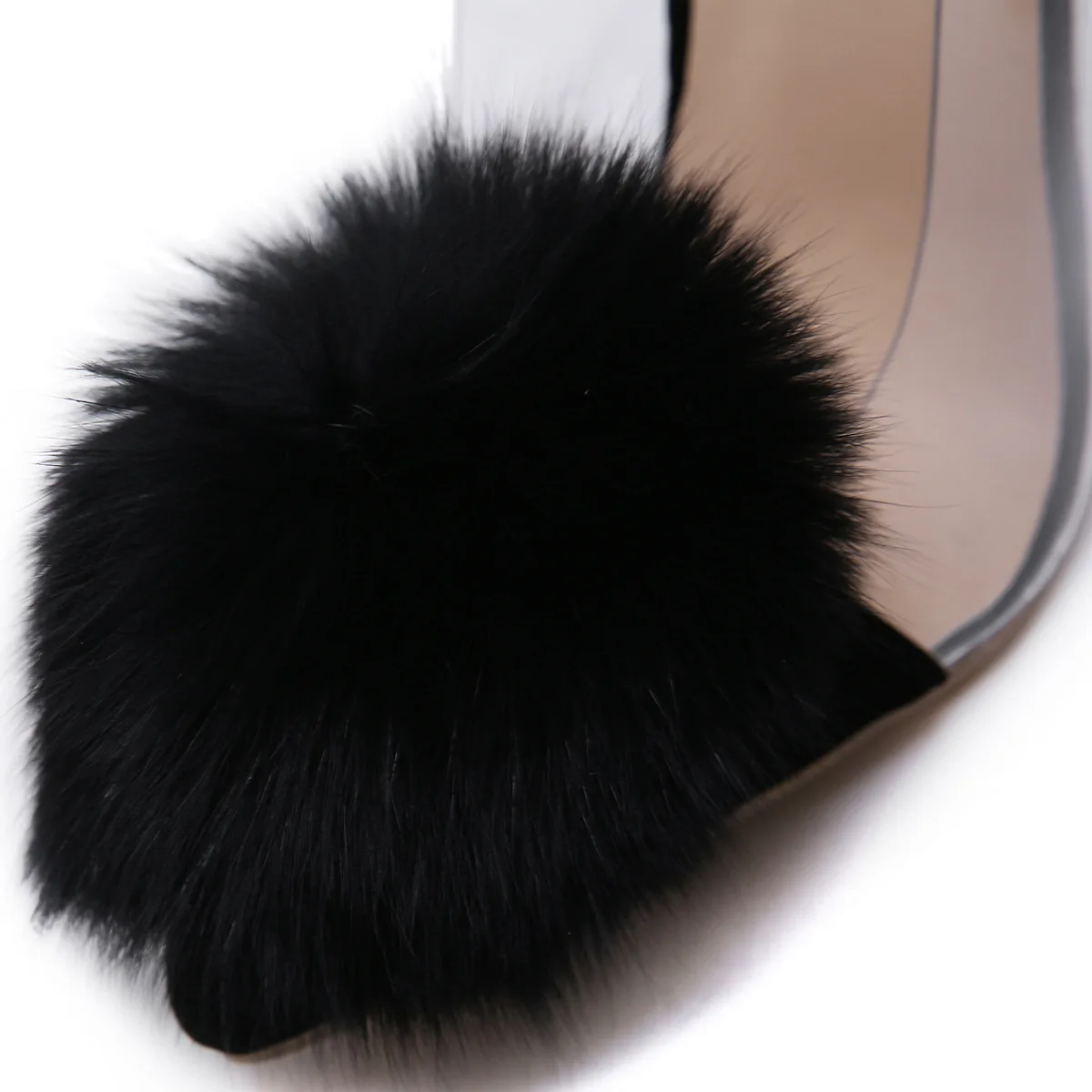 Женские босоножки с острым носком COWCOM на высоком каблуке шпильке натуральным