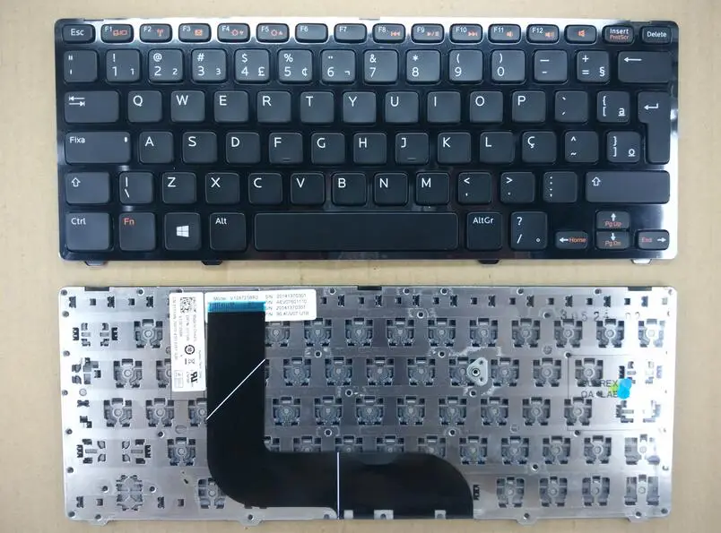 

New Brazil BR laptop Keyboard For DELL Inspiron N411Z 5423 14z-5423 14Z 3360 1618l 13Z-5323 5323 Vostro 3360 V3360