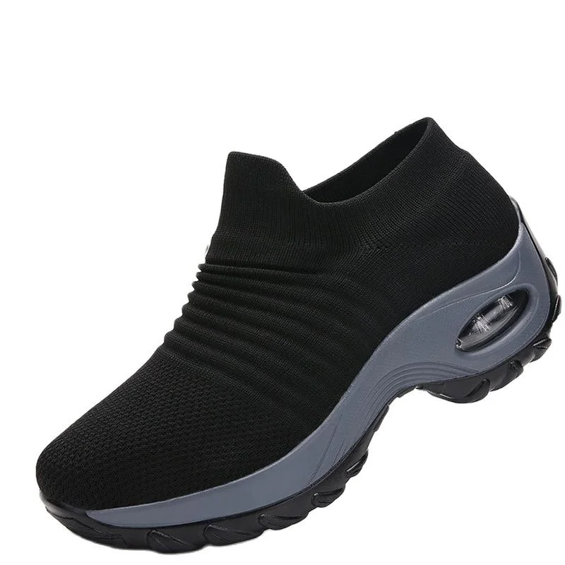 

women's orthopedic sneakers, casual shoes with platform, white, black and red