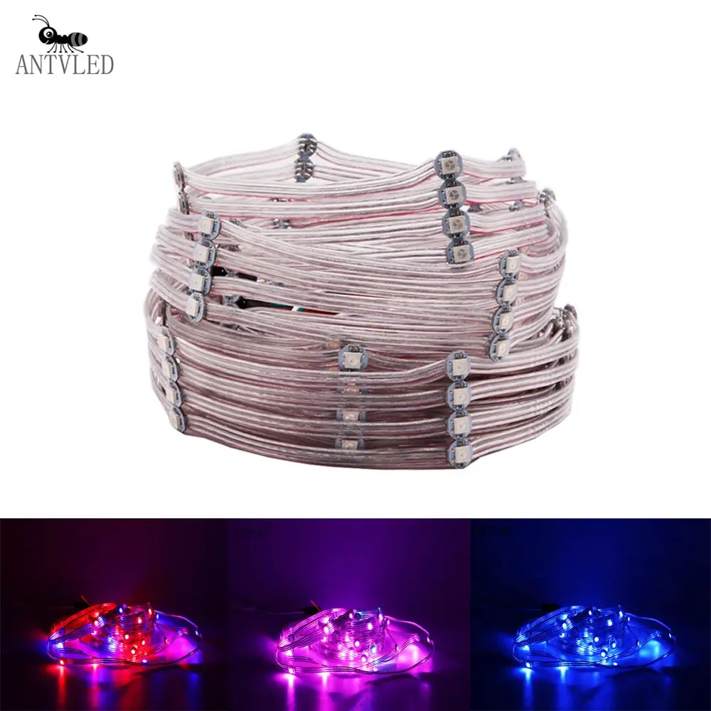 50 светодиодов/100 светодиодов WS2812B 5050SMD предварительно смонтированный RGB