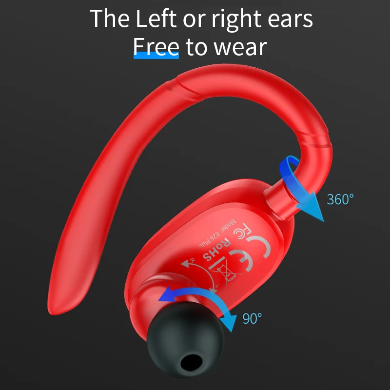 НОСО Беспроводной Bluetooth наушники Портативный гарнитура автомобиль Hands free