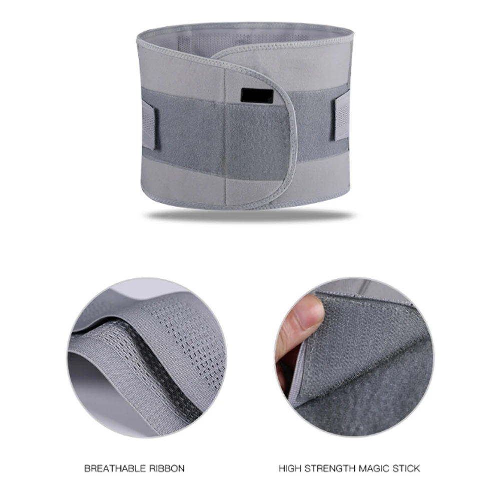 

2021 Weightlifting Belt Compression Lumbar Support with Bones Adjustable Sports Protective Waist Support Band for Men Women