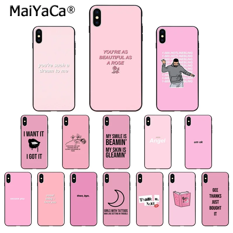 Винтажный Розовый чехол Yinuoda для iPhone 8 7 6 6S Plus X XS MAX 5 цветов SE XR 11 11pro max | Мобильные