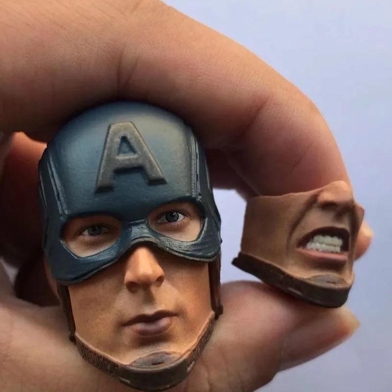 Модель головы американского капитана гражданской войны Криса Эванса Mnotht на