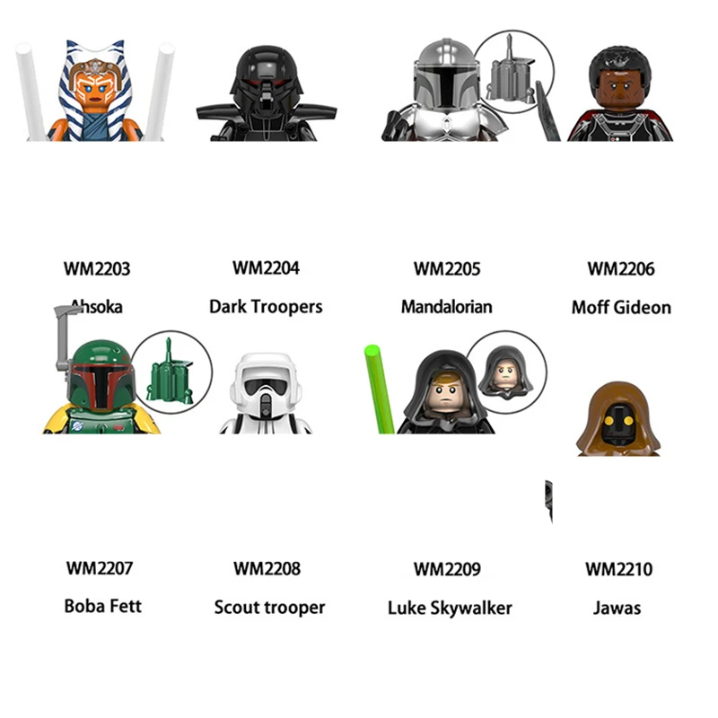 

Star Wars Series Movie Blocks лего The Storm Troops Ahsoka Construction Toys Mini Bricks Building Action Figures Hobbies Toys
