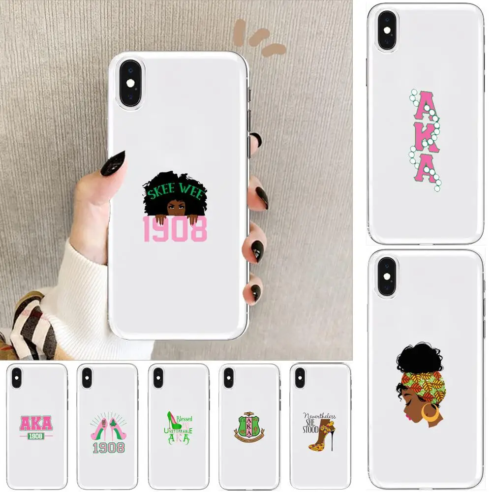 

AKA Goddess Alpha Kappa Anime Transparent Phone cover hull For SamSung Galaxy S8 S9 S10e S20 S21 S30 Plus S20 fe 5G Lite Ultra