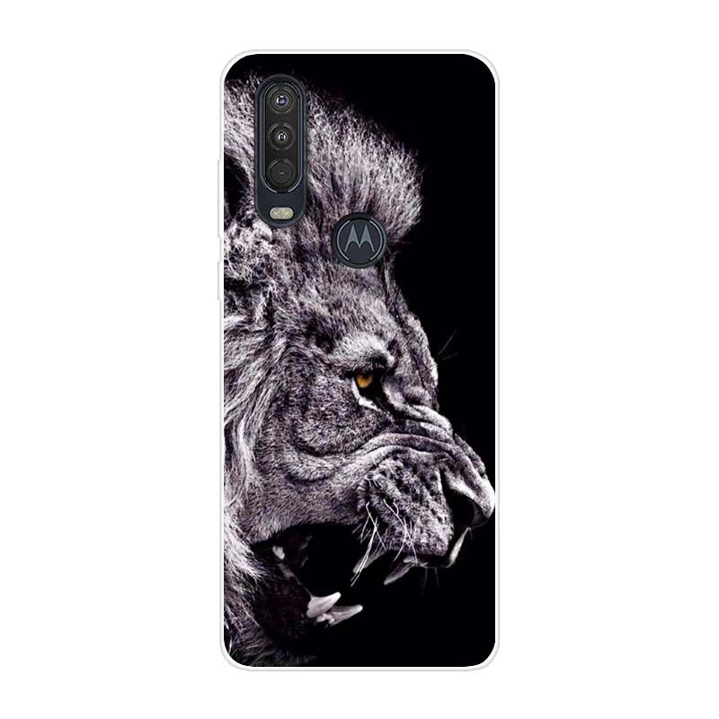 19 Для Motorola One Action чехол 6,3 ''мультяшная мягкая ТПУ Силиконовая задняя крышка для MOTO One Action OneAction чехол для телефона funda One Vision - Цвет: 19