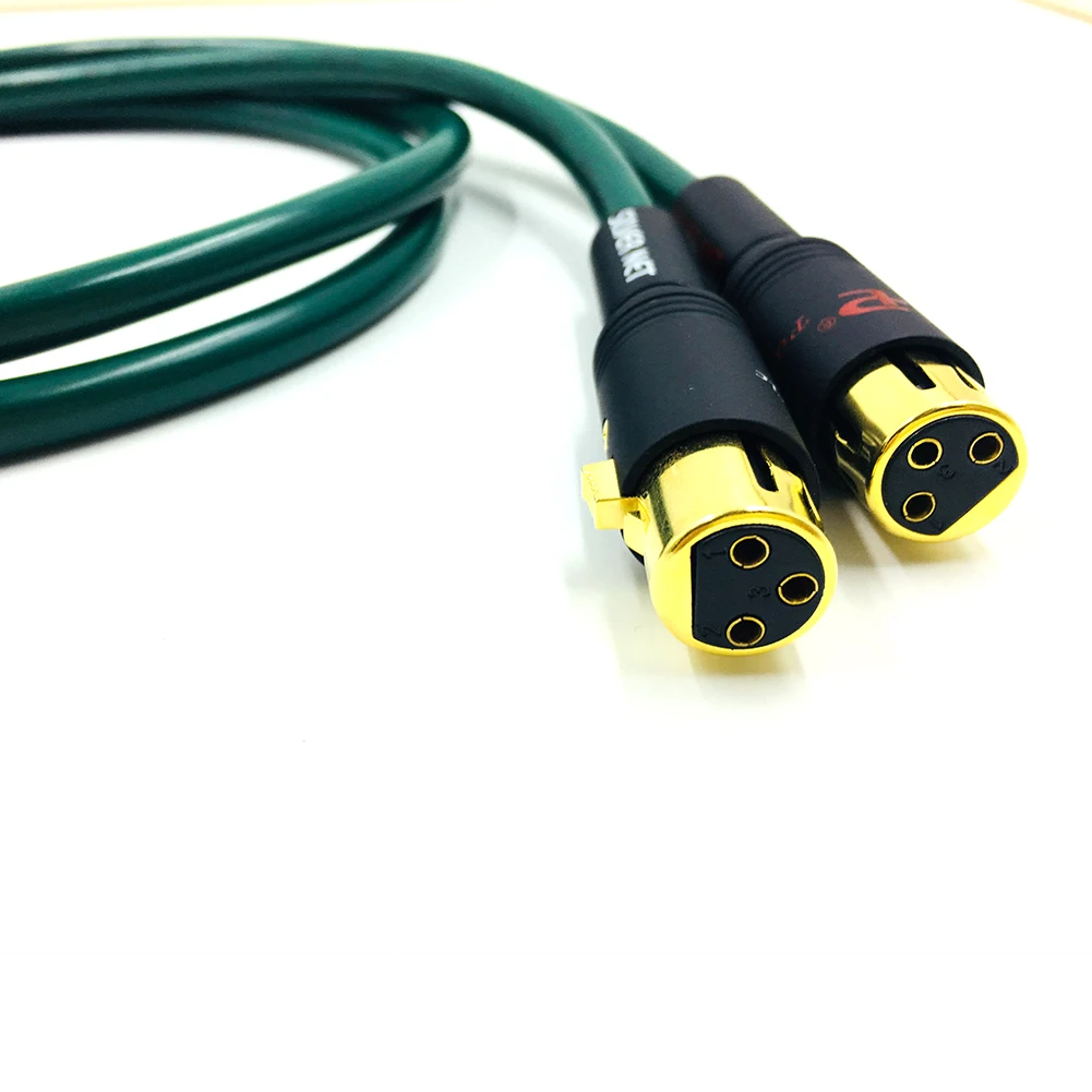 Hi-Fi пара аудиокабель от OCC RCA Male до XLR Female Hi-end Dual | Электроника