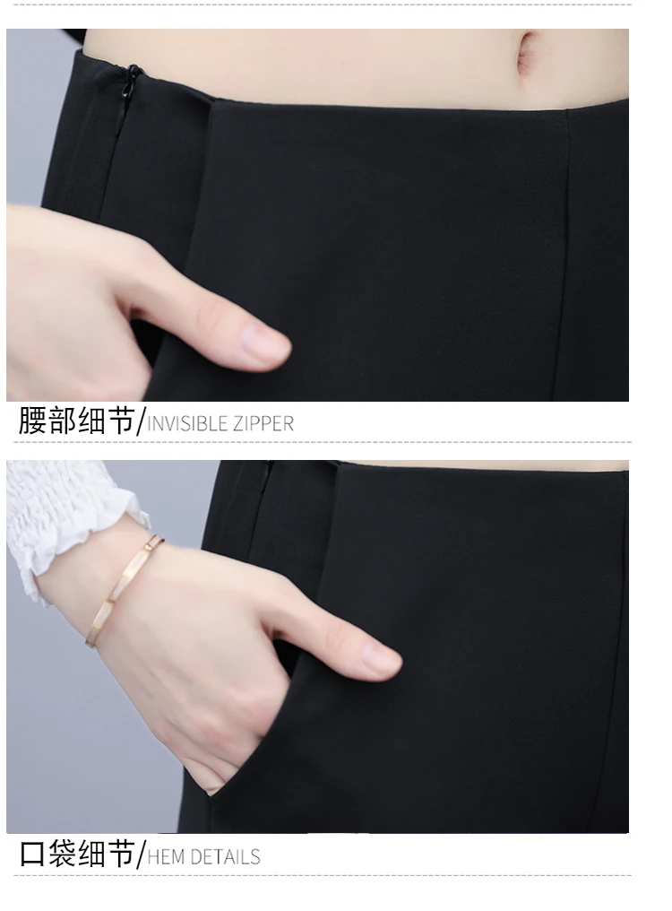 

High Quality Design 2 Piece Office Set Women Lantern Sleeve Luxury 2 Piece Set Splicing Korean Woman Suit Matching Sets