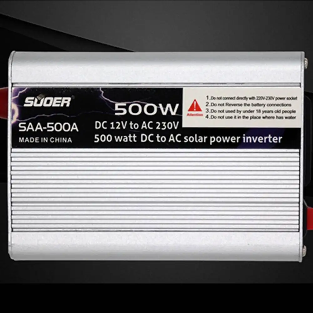 1500W Modified Sine Wave Inverter 600W 18V Solar Panel Off Gird Power Generator Charger System Kit Accessories 12V DC to 220V AC |