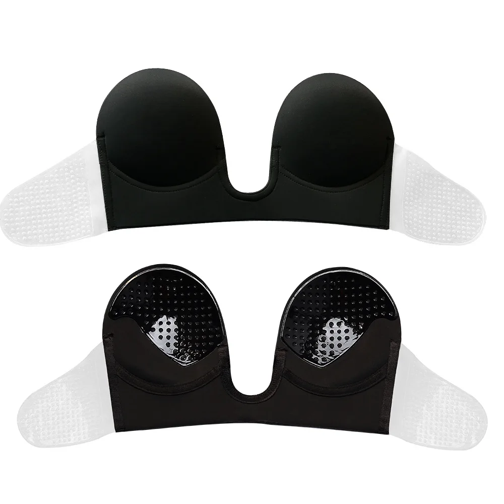 Невидимый бюстгальтер пуш-ап без бретелек официальное платье свадьба/вечернее