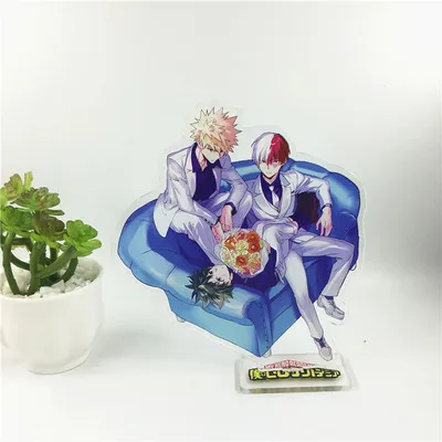 18 Аниме My Hero Academy брелок Midoriya izku All Might Bakugou Katsuki Todoroki Shoto Милый Забавный мультяшный акриловый брелок ювелирные изделия - Цвет: 18