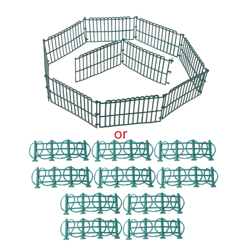 

10Pcs Military Fence Sand Scene Model Army Men Accessories Children Toys Gifts