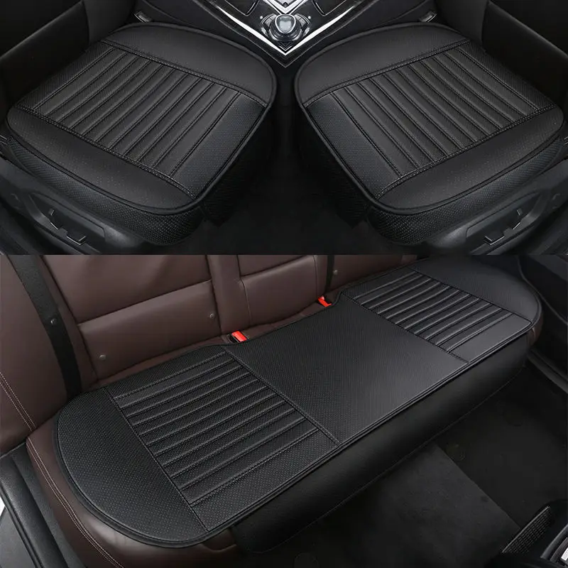 

Car Cushion Car Seat Cover Breathable PU Leather Pad Mat For Auto Chair Cushion Four Seasons Anti Slip Mat Car interior products