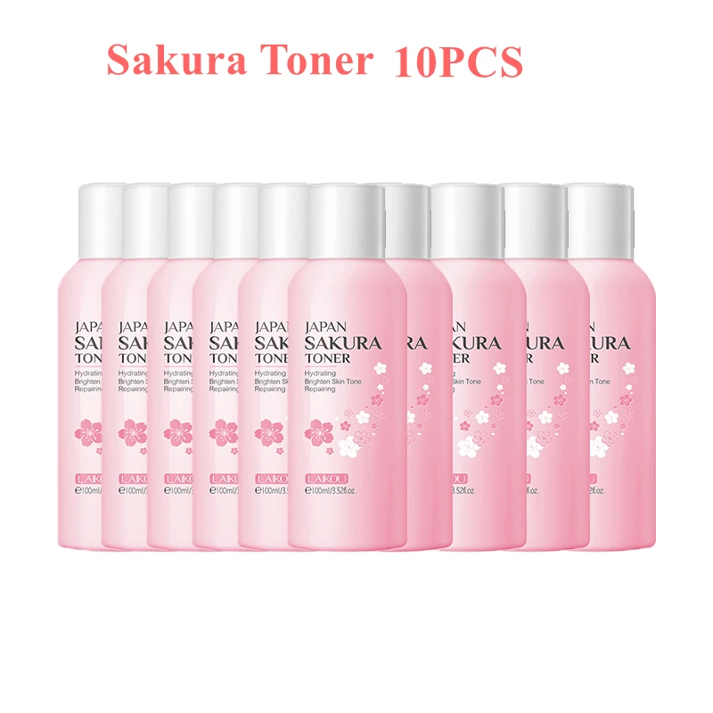 

Тоник для лица с цветами вишни, глубокое увлажнение, контроль жирности, сужение пор, макияж, отбеливание, уход за кожей, японский тоник с Саку...