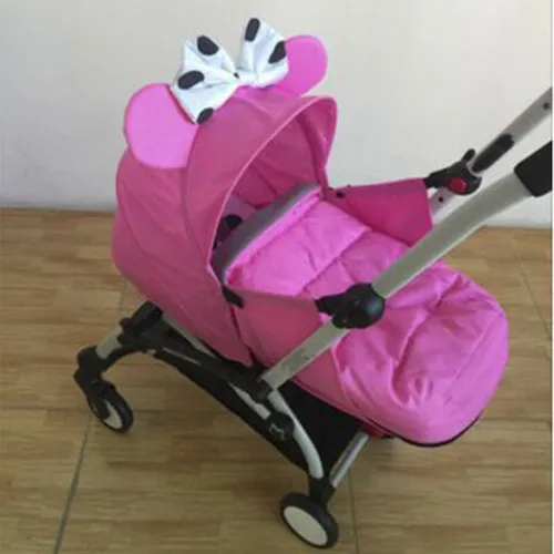 pink mickey От 0 до 6 месяцев, спальный мешок, светильник, коляска для новорожденного, спальный блок, зимнее детское гнездо, аксессуары для коляски, аксессуары для коляски - Цвет: pink mickey