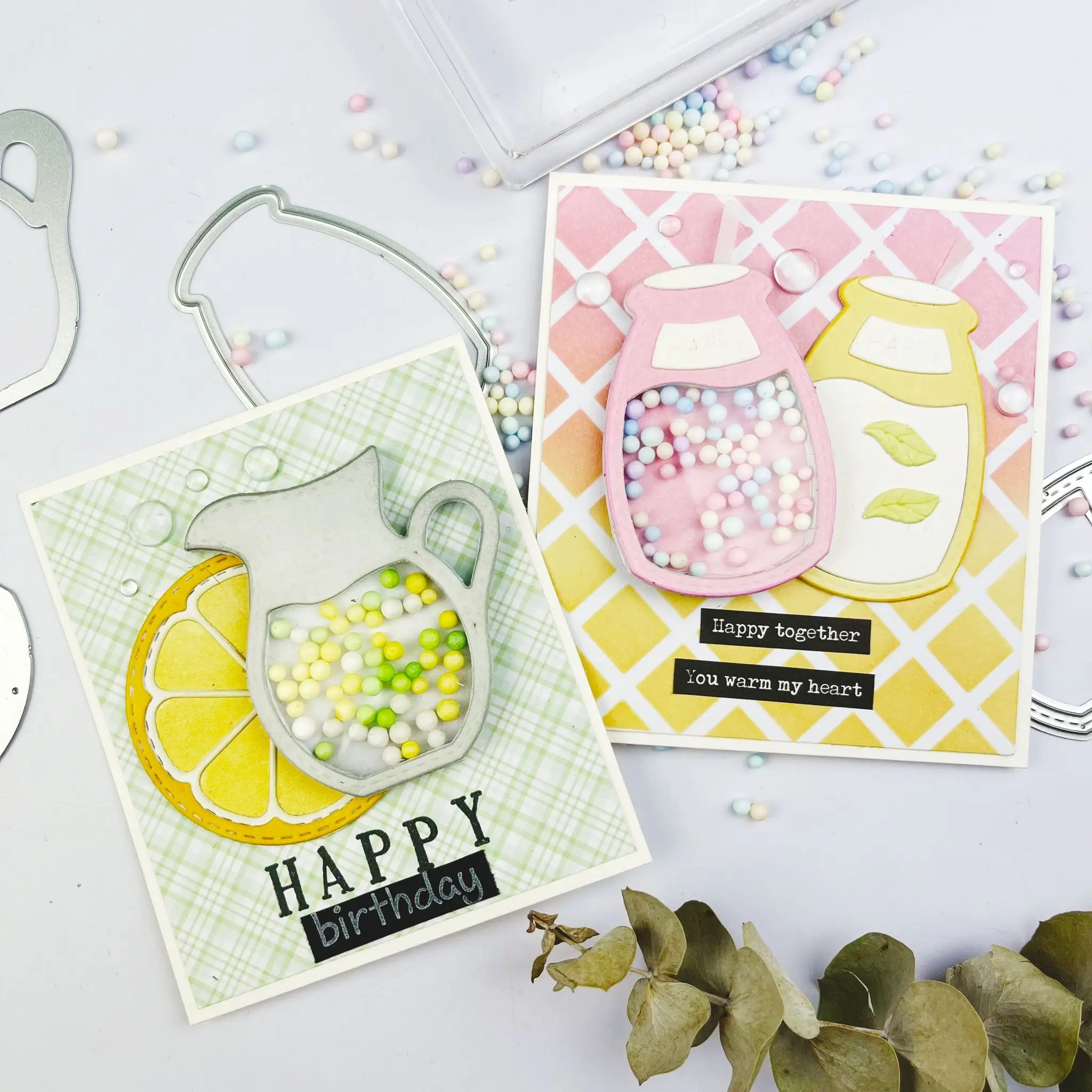 Металлические штампы для скрапбукинга с надписью Happy Water | Дом и сад