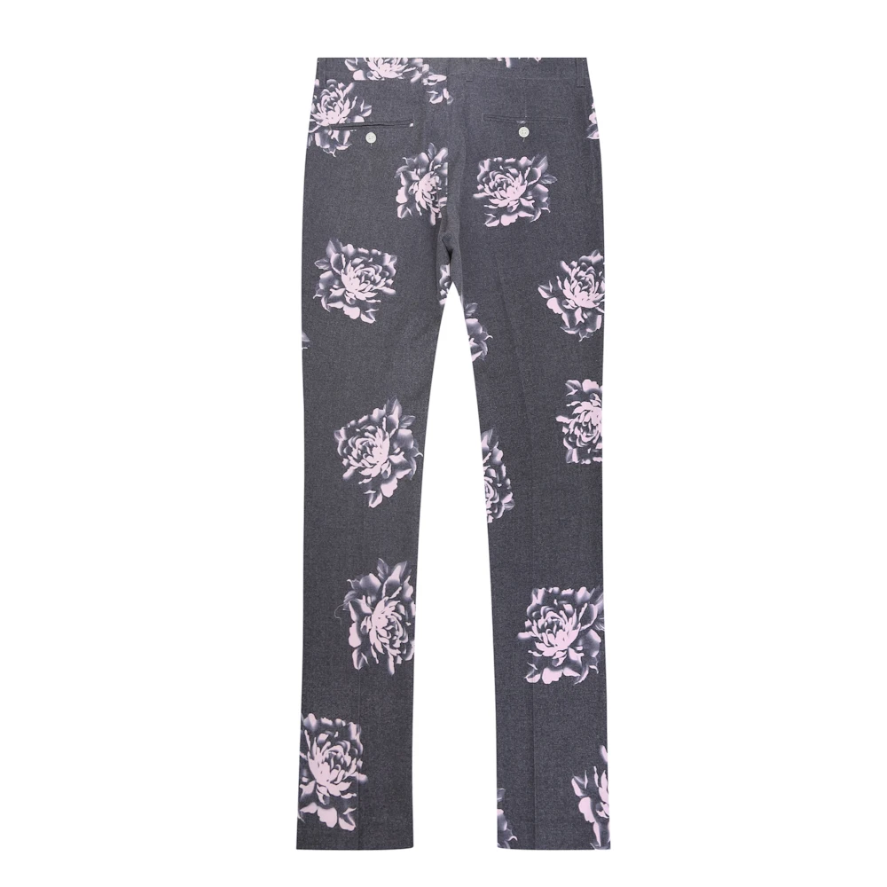 Пион большой розового цвета мужской 2 шт. пиджак и брюки | Мужская одежда