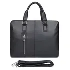 Мужская кожаная сумка высокого качества из натуральной кожи Портфель Сумка для ноутбука 7411-