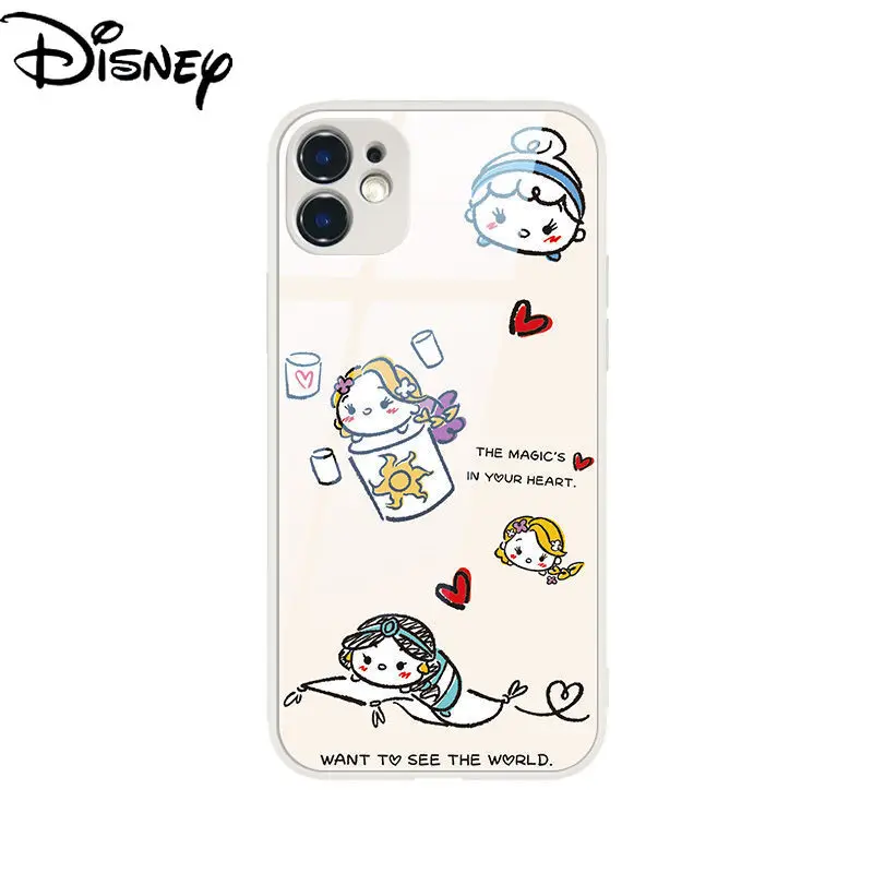 

Disney Cute Little Princess Original Phone Case for IPhone 7/8P/X/XR/XS/XSMAX/11/12Pro/12min Phone Female Case Cover