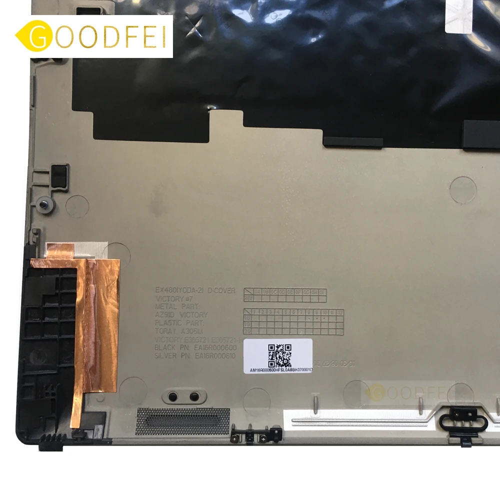 new original for lenovo thinkpad x1 carbon 6th gen type 20kh 20kg 2018 base d cover bottom lower case 01yr421 free global shipping