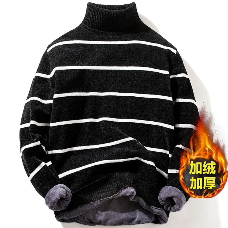 Мужской кашемировый свитер без подкладки теплая хлопковая водолазка верхняя