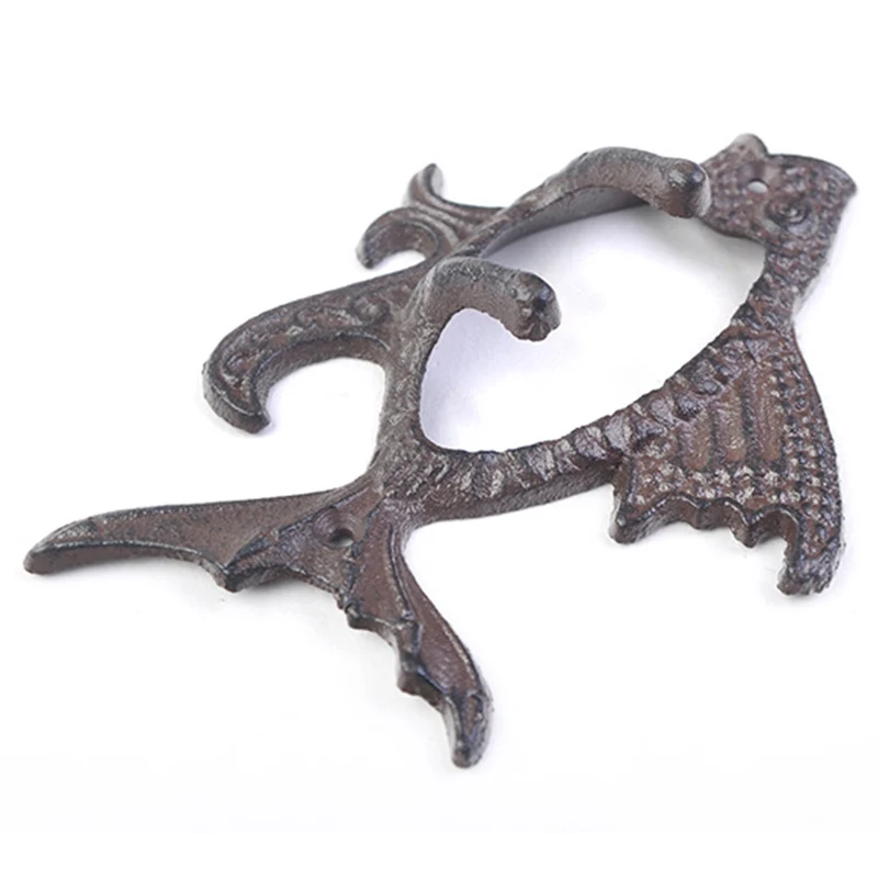 Стеллаж для крючков в рустикальном стиле креативный держатель с сильным