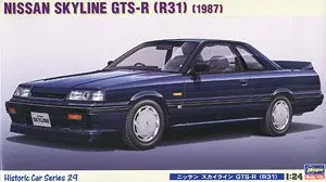 

Hasegawa Plastic Assembly Car Model 1/24 Scale Nissan Skyline GTS-R (R31) 1987 Adult Collection DIY Assembly Kit 21129