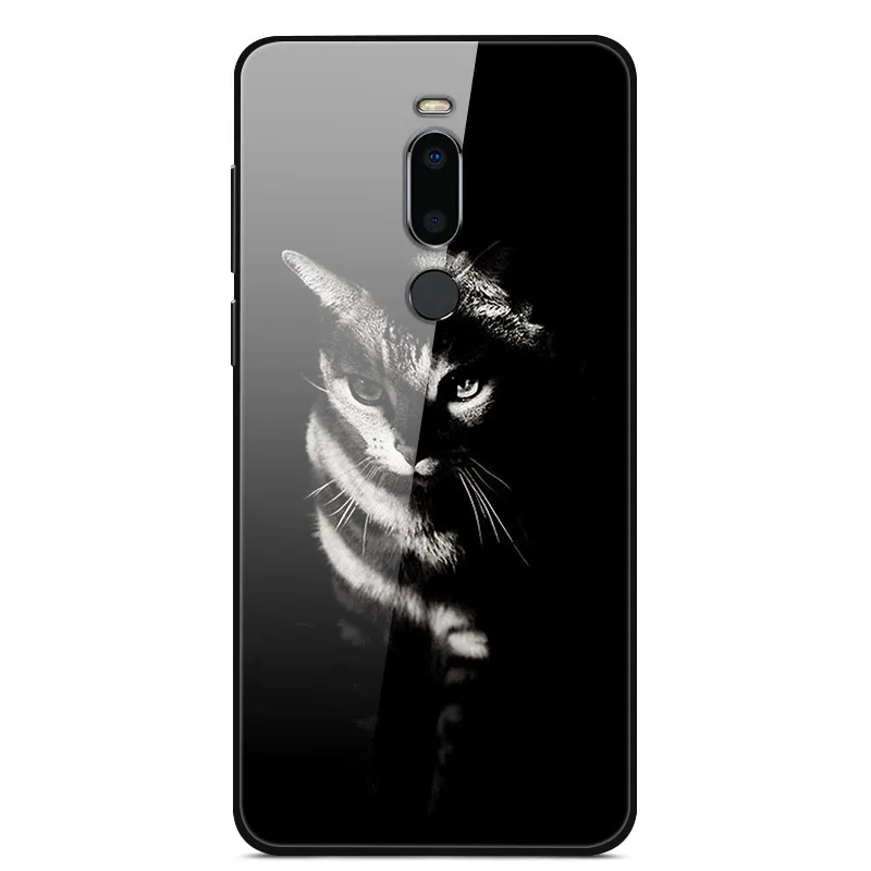 Чехол для Meizu M8, закаленное стекло, жесткая задняя крышка для Meizu M8 M 8, мягкий чехол для телефона, бампер для MeizuM8, защитный чехол 5,7 дюйма