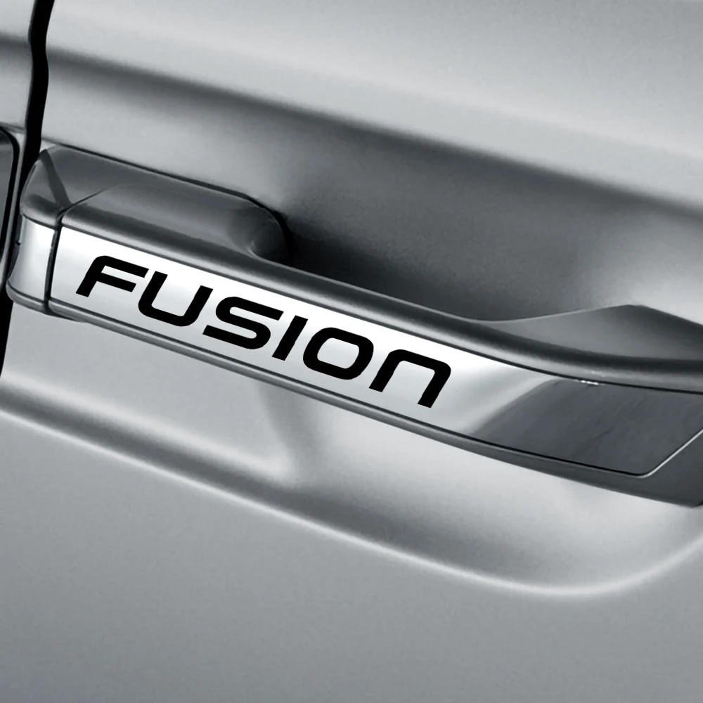 Автомобильная наклейка на дверную ручку зеркальная отделка для Ford Fiesta Mondeo ST Fusion