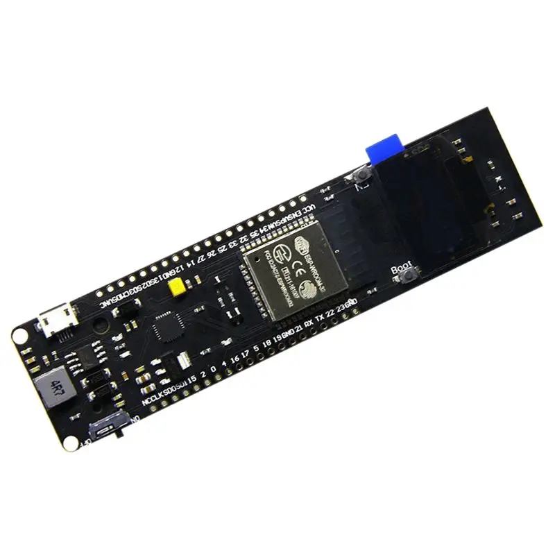 Esp8266 Esp32 0 96 дюймов Oled дисплей Wifi Bluetooth 18650 литиевая Защита аккумулятора макетная