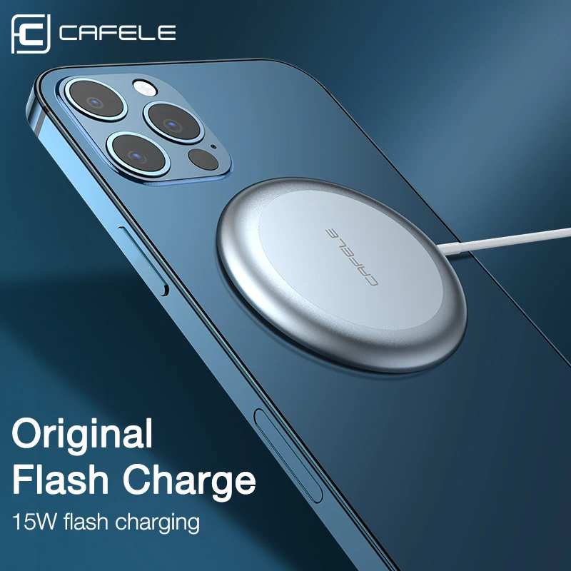 Cafele Qi Magnetic Wireless Charger for iPhone 12 11 Pro Max X Xs 15W Induction Fast Charging For Samsung Xiaomi Huawei |