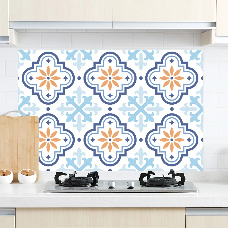 60x90 см виниловые кухонные наклейки самоклеющиеся маслостойкие стикеры