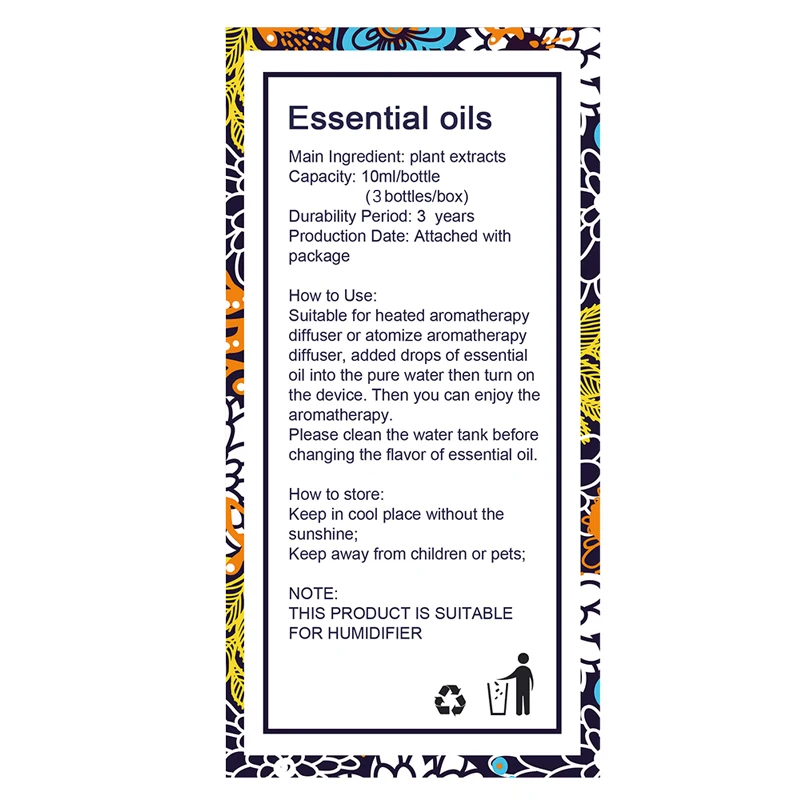 

Essential Oil for Diffuser,Water-soluble Oil for Aromatherapy Humidifier 3 Kinds Fragrance of Lavender, Tea Tree,Lemongrass