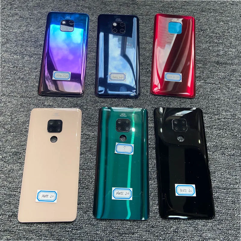 Новинка задняя крышка батарейного отсека для Huawei Mate 20 Pro стеклянная Задняя панель