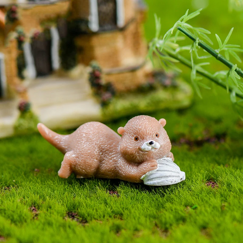 Миниатюрная фигурка ленивой воды сказочное украшение для мини сада дома офиса