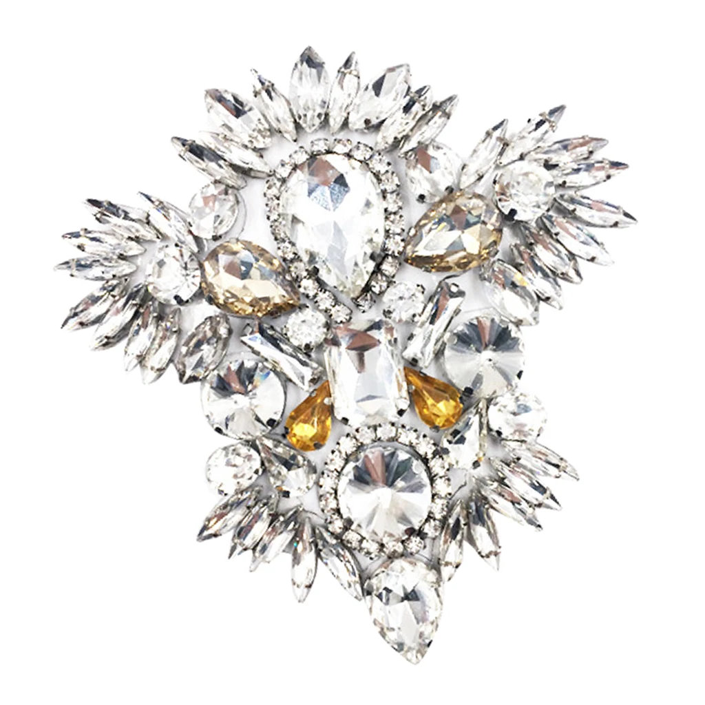 

Elegant Crystal Shoe Clip Buckle Shoe Applique Patch Hat Bag Embellishments