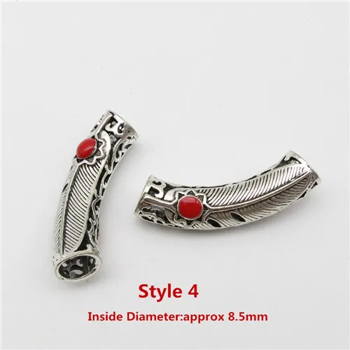 2pcs Style 4 2 шт./упак. руны викингов, подвязанные лентой, с объемной волной, бороды, дредлоки, для увеличения объема, бусины трубчатые кольца для усов, дредлоки, для увеличения объема, Viking самодельные Украшения, Аксессуары - Цвет: 2pcs Style 4