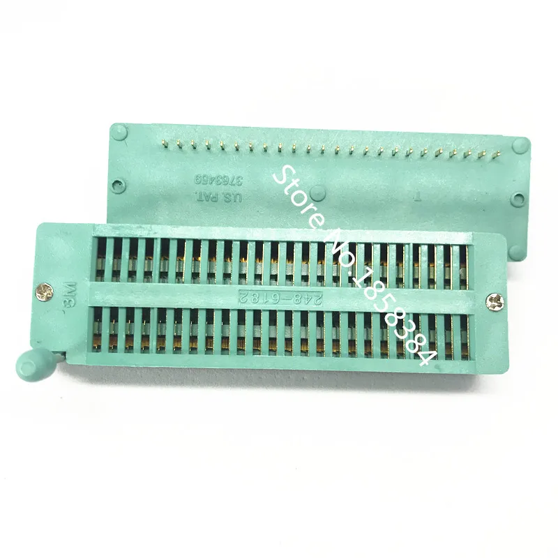 Free shipping 2Pcs/Lot 3M Gold DIP 48 Pin 48Pin Universal ZIF IC Socket 12268 | Обустройство дома