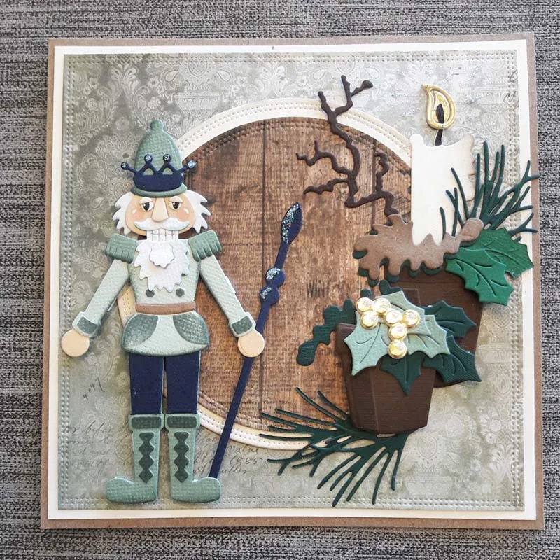 Металлические Вырубные штампы форма для вырезания солдатиков украшение