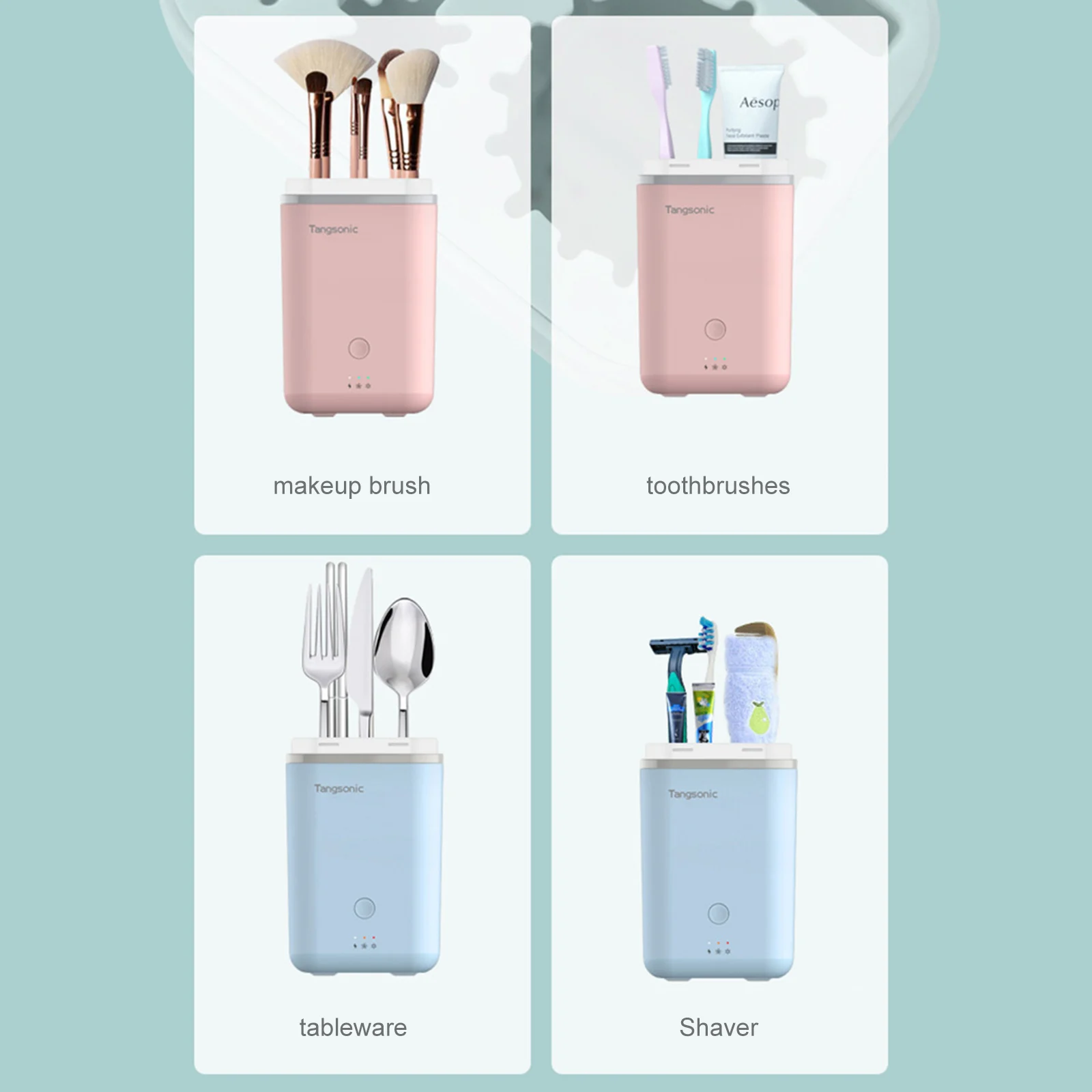 Электрическое устройство для УФ дезинфекции зубных щеток стерилизации крышка