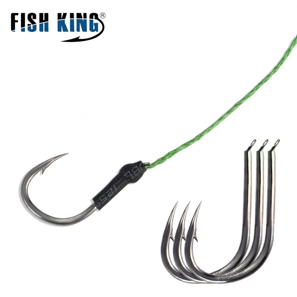 

FISH KING 20-80g Feeder Two Barbed Sharp Hooks Length 48cm Carp Fishing Group Bait Cage Lead Sinker Swivel With Line For Tackle