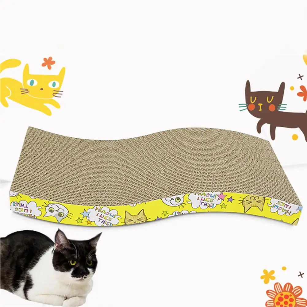 Кошачьи игрушки кошачья Когтеточка S-образная гофрированная бумага С Кошачьей