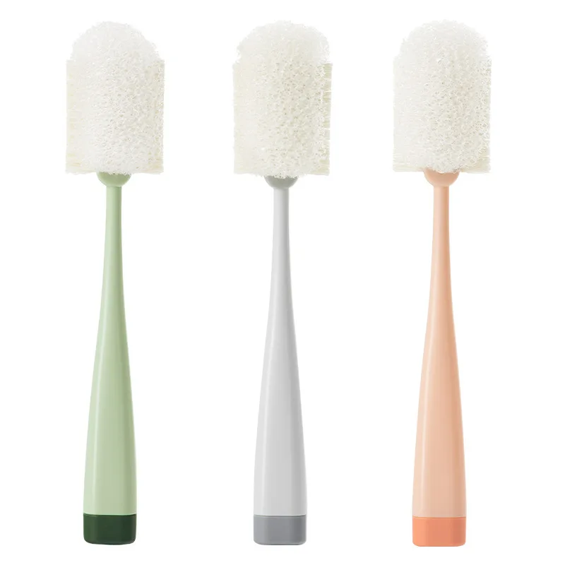 

Household kitchen cleaning brush cup brush long handle sponge to remove tea stains,wash cups, nodead corner cleaning small brush
