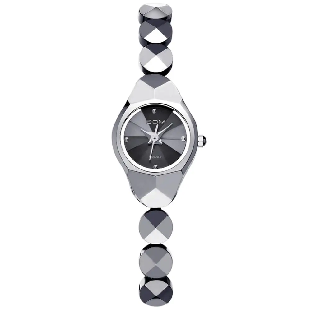 DOM Mini женские часы из вольфрамовой стали кварцевые роскошные Лидирующий бренд