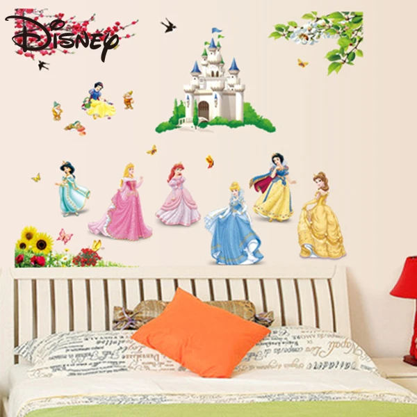 

Disney Animated Wall Stickers Princess Stickers Castle Wallpaper Tile Stickers Wallpaper Glass Stickers Cartoon Wall Stickers