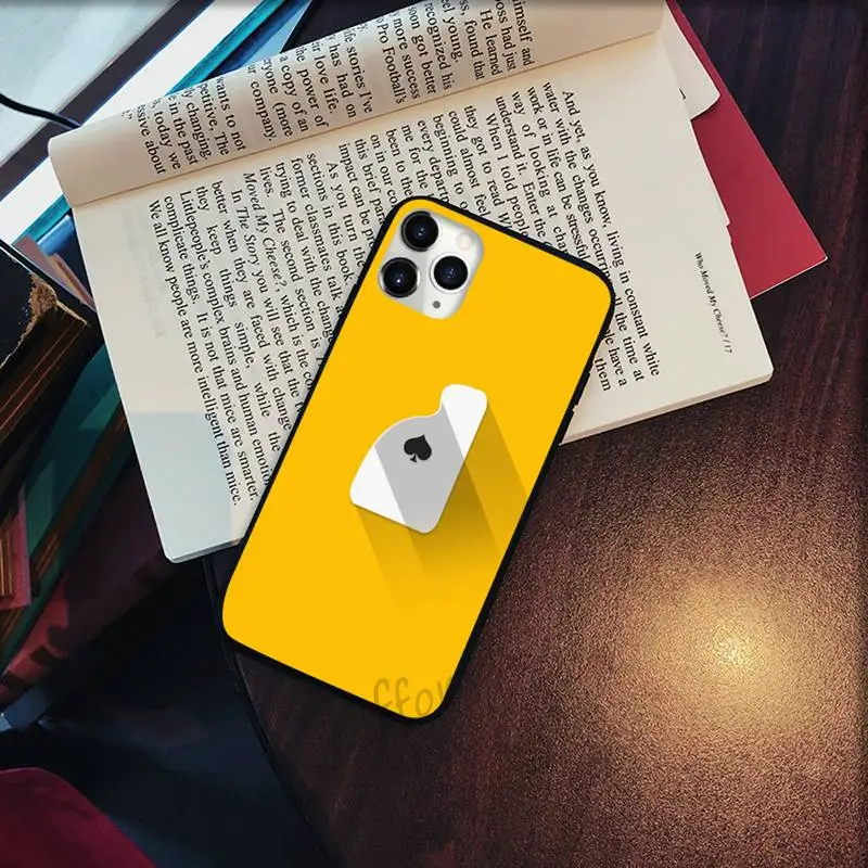 

Monochrome simple poker Phone Case for iPhone 11 12 pro XS MAX 8 7 6 6S Plus X 5S SE 2020 XR Soft silicone