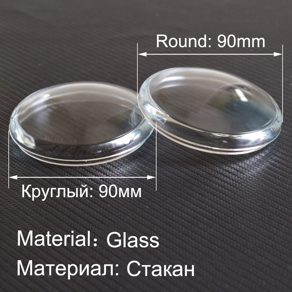 90 мм светодиодный светильник тумана высокого Температура устойчивый Стекло