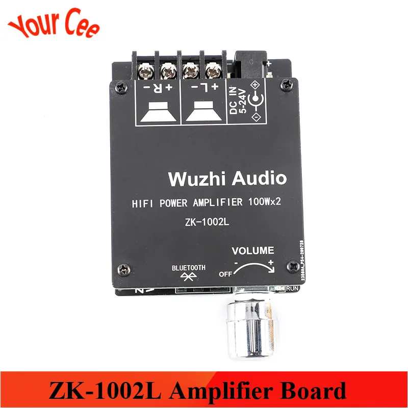 ZK-1002L плата мини-усилителя 2 0 Стерео Bluetooth-Совместимость 5 Беспроводная
