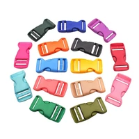 3pcs plastic contoured side release buckles for paracord pets collar strap backpack bag diy accessories 1 522 53cm colorful